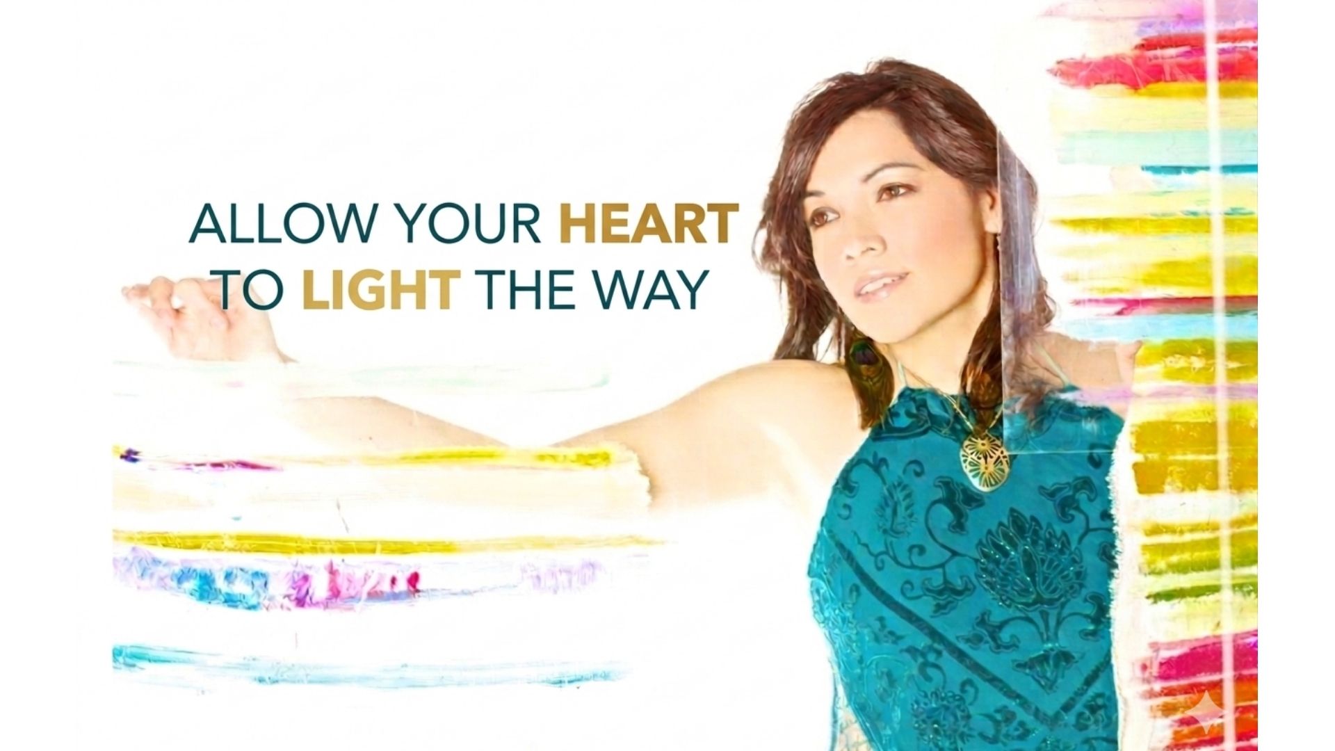 Lisa Foresman, Reiki Master at Inner Star Wisdom in Dallas TX, in a modern hero image with the text 'Allow Your Heart to Light the Way'.
